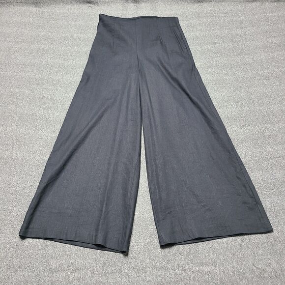 Fifteen Twenty Cropped Jumpsuit Womens XS Black Wide Leg Sleeveless Dressy USA - Picture 2 of 10